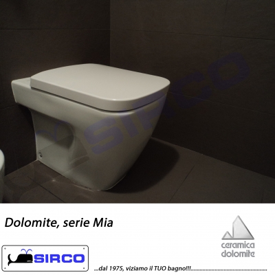 Ceramica Dolomite Serie Mia.Dolomite Serie Mia Paracolpi Sedile Varianti Dolomite Photogallery Sirco Sas Arredo Bagno Biella Piemonte