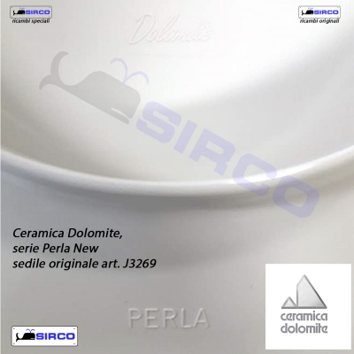 Ceramica Dolomite Serie Perla.Sedile Perla New J3269 Originale Varianti Dolomite Perla New Sirco Sas Arredo Bagno Biella Piemonte