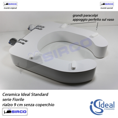 ESEDRA Rialzo con coperchio VARIANTI Ideal Standard Rialzi Sirco sas Arredo  Bagno Biella Piemonte