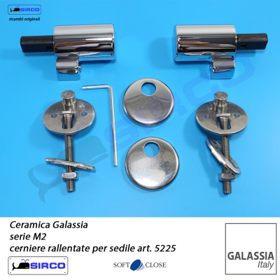 Ceramica Galassia Serie M2.M2 Cerniere Rallentate Originali Varianti Galassia Cerniere Sirco Sas Arredo Bagno Biella Piemonte