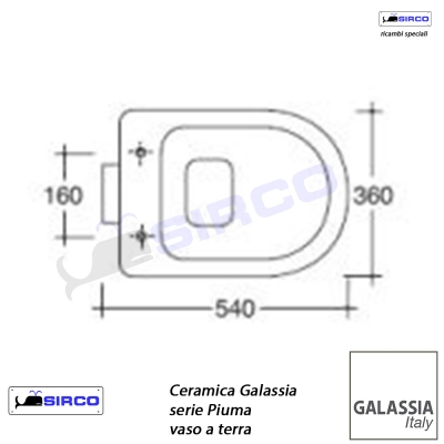 Ceramica Galassia Serie Piuma.Serie Piuma Scheda Tecnica Varianti Galassia Piuma Sirco Sas Arredo Bagno Biella Piemonte