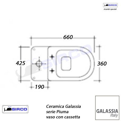 Ceramica Galassia Serie Piuma.Serie Piuma Scheda Tecnica Varianti Galassia Piuma Sirco Sas Arredo Bagno Biella Piemonte