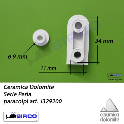 Paracolpi gommini copriwater perla dolomite j329200